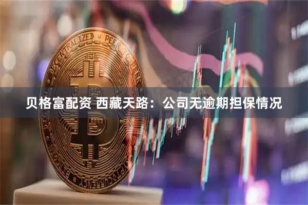 贝格富配资 西藏天路：公司无逾期担保情况
