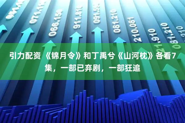 引力配资 《锦月令》和丁禹兮《山河枕》各看7集，一部已弃剧，一部狂追